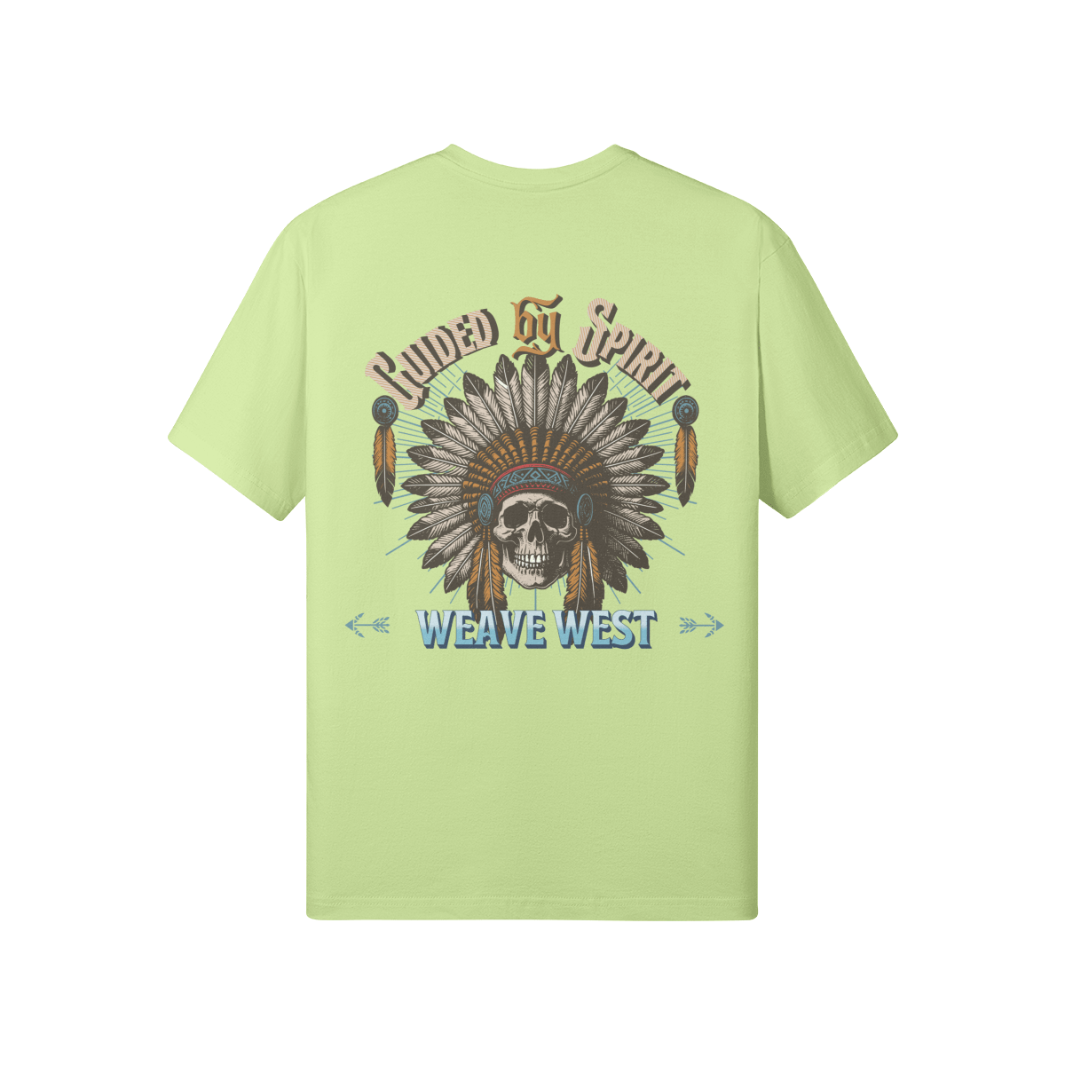 Premium Regular Fit Cotton Tee (Guided By Spirit) - Weave West