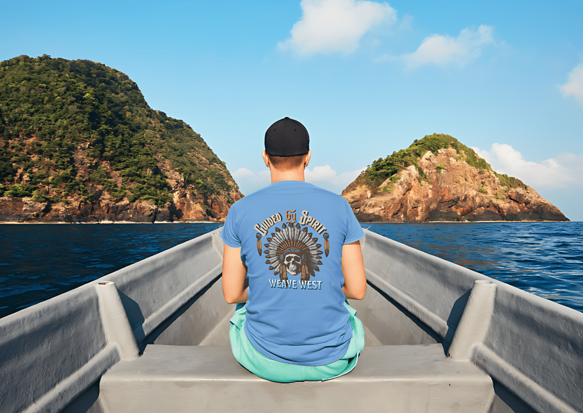 Premium Regular Fit Cotton Tee (Guided By Spirit) - Weave West