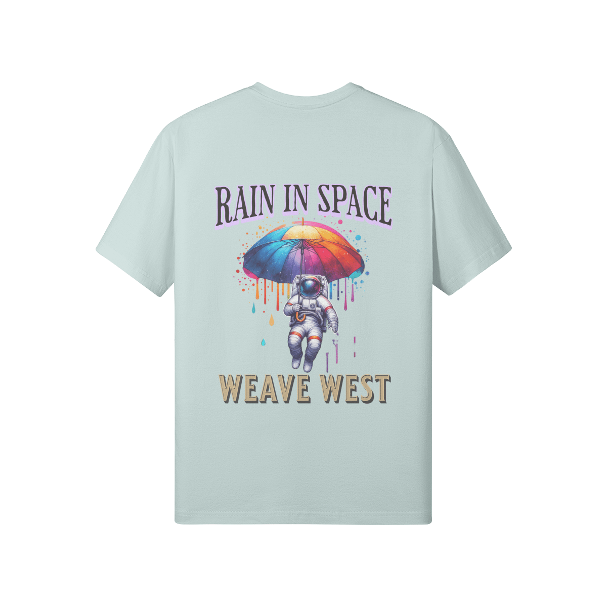 Premium Regular Fit Cotton Tee (Rain In Space) - Weave West