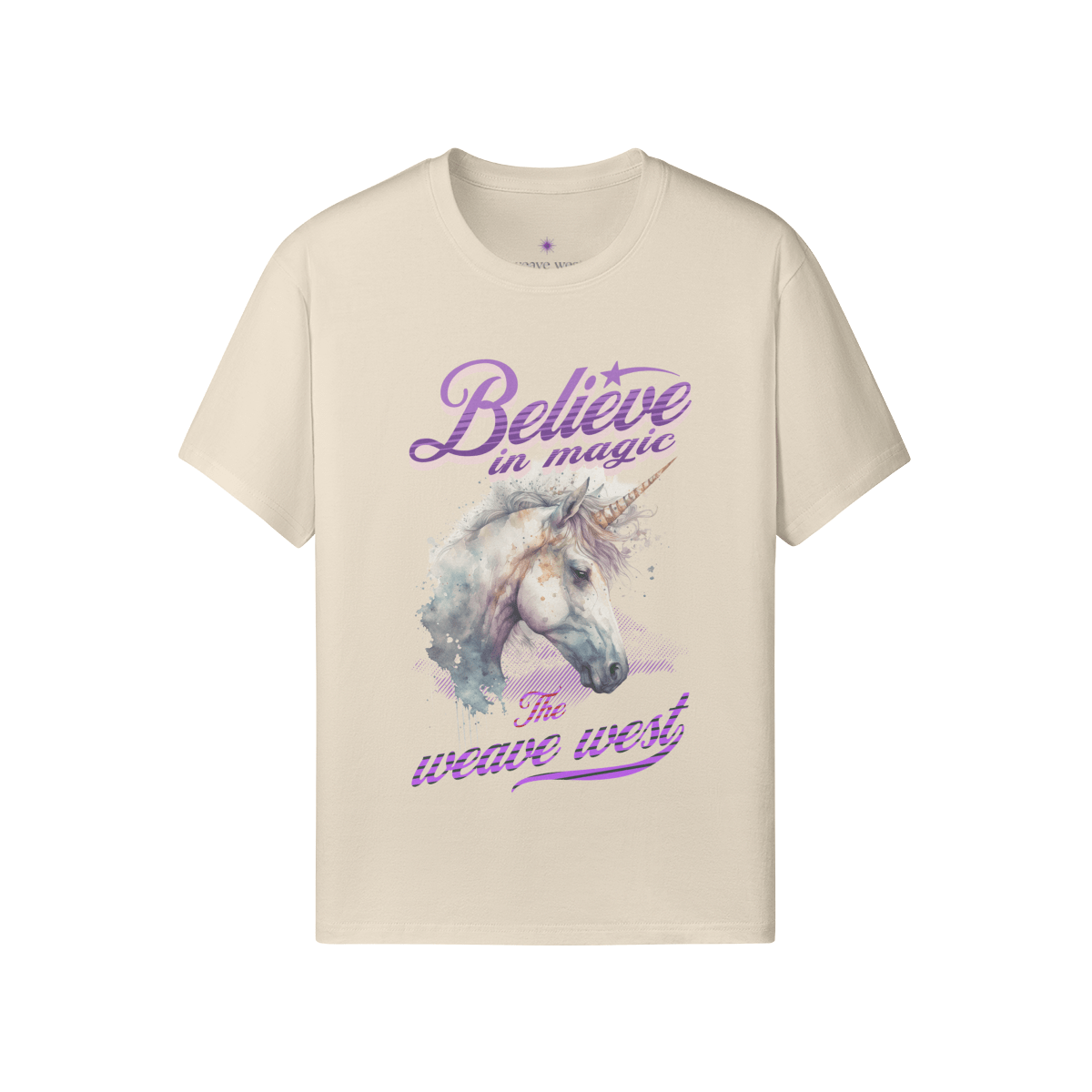 Premium Regular Fit Cotton Tee (Unicorn) - Weave West