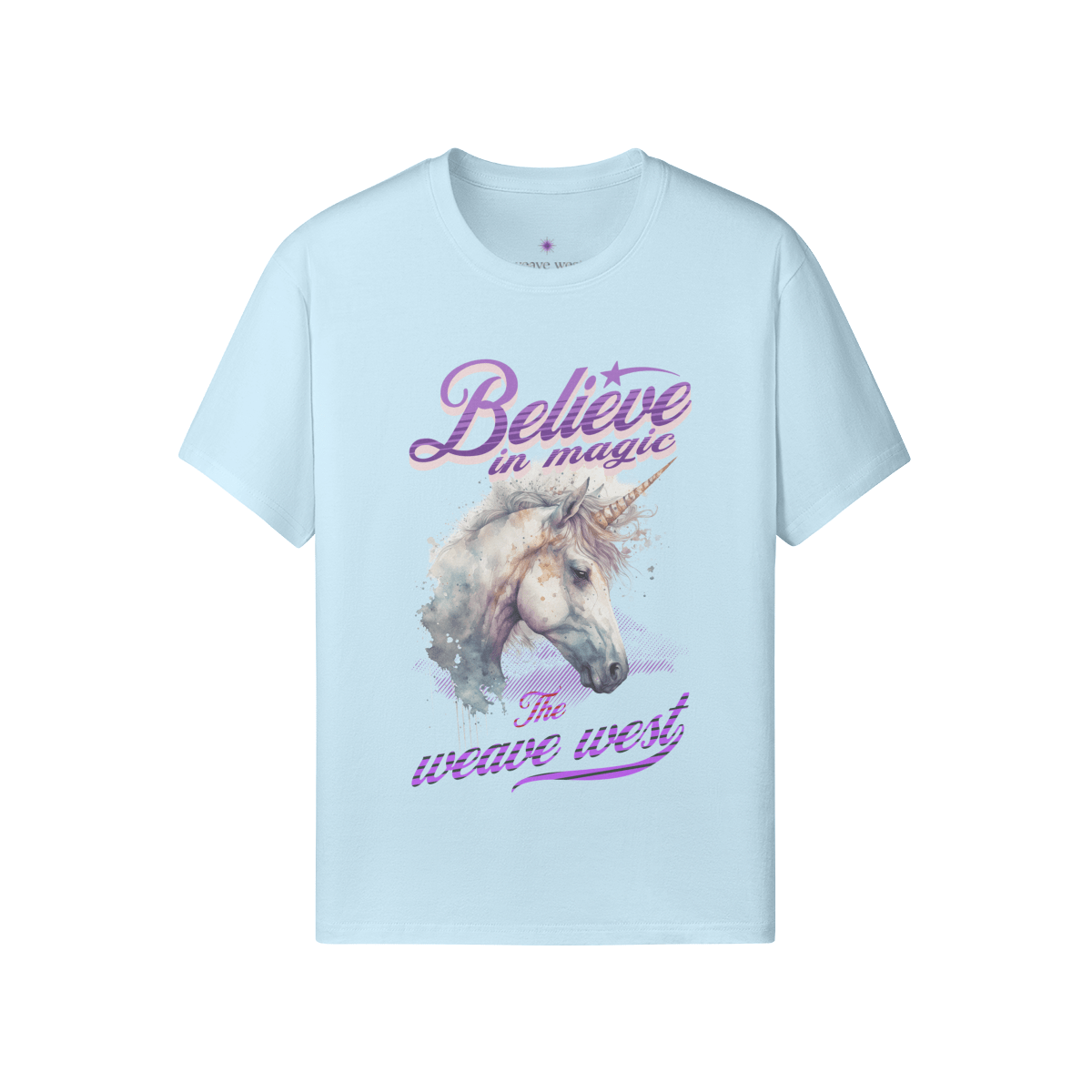 Premium Regular Fit Cotton Tee (Unicorn) - Weave West