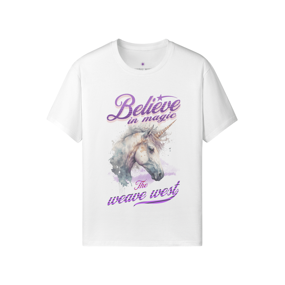 Premium Regular Fit Cotton Tee (Unicorn) - Weave West