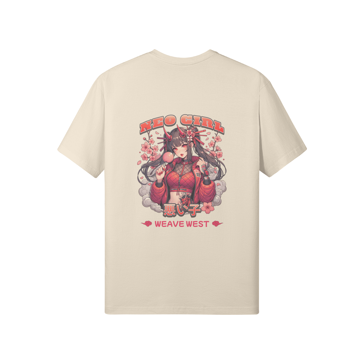 Women High Quality Soft Cotton Tee Neo Girl - Weave West