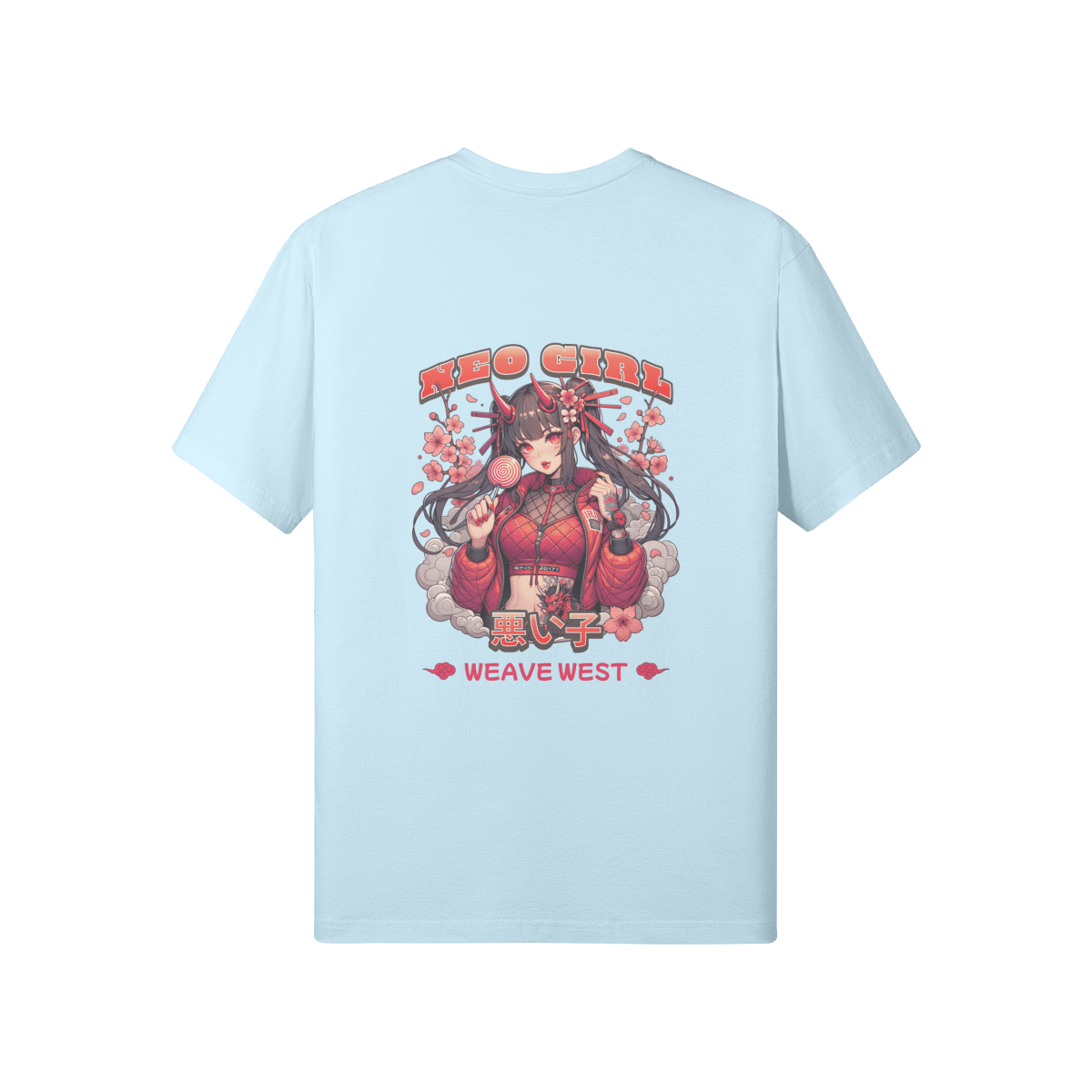 Women High Quality Soft Cotton Tee Neo Girl - Weave West