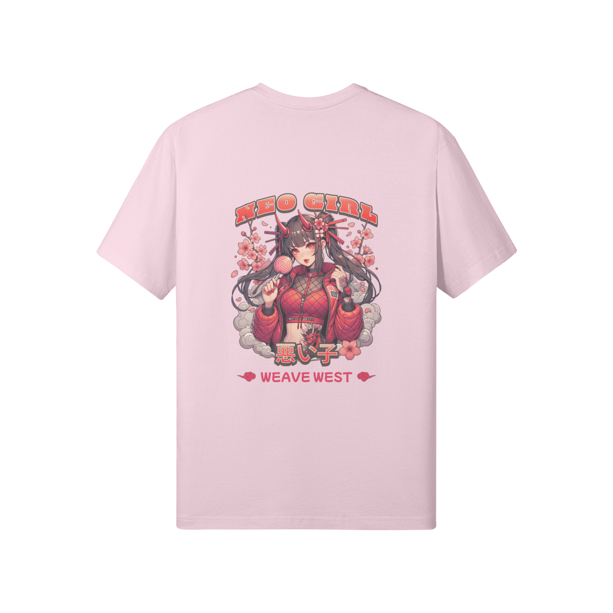 Women High Quality Soft Cotton Tee Neo Girl - Weave West