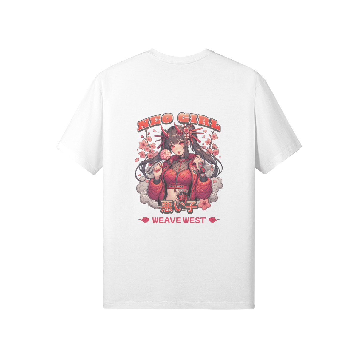 Women High Quality Soft Cotton Tee Neo Girl - Weave West