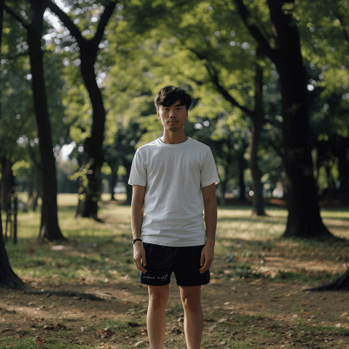 Exercise Silk-Cotton Short Shorts (R1) - Weave West