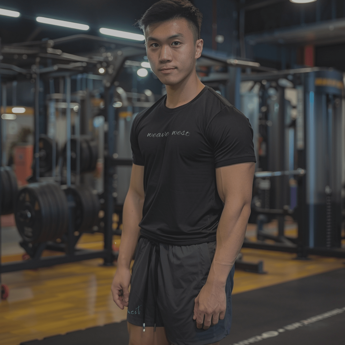 Exercise Silk-Cotton Short Shorts (Strong Mindset) - Weave West