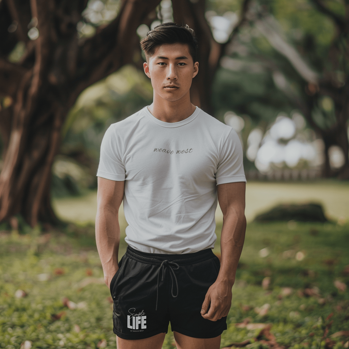 Gym Athletic | Workout Shorts (Simple Life) - Weave West