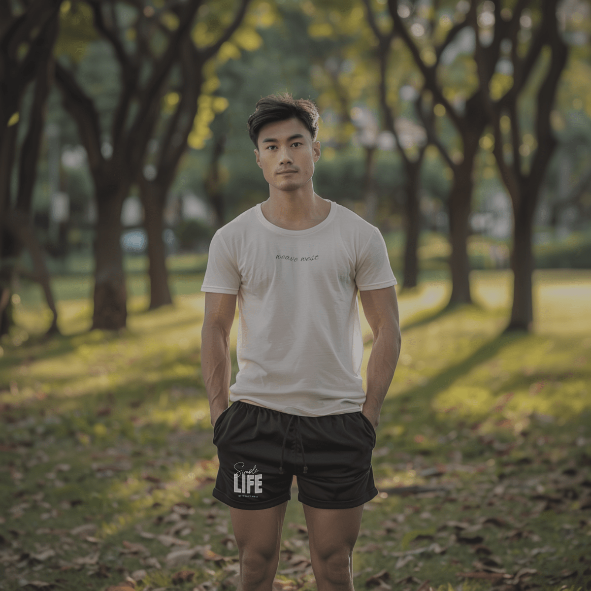 Gym Athletic | Workout Shorts (Simple Life) - Weave West
