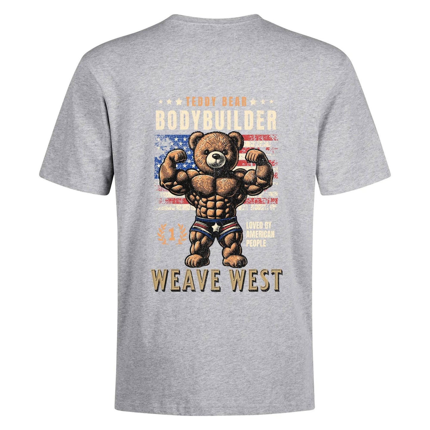 Super Soft Cotton Body Fit Tee (Teddy Bear) - Weave West