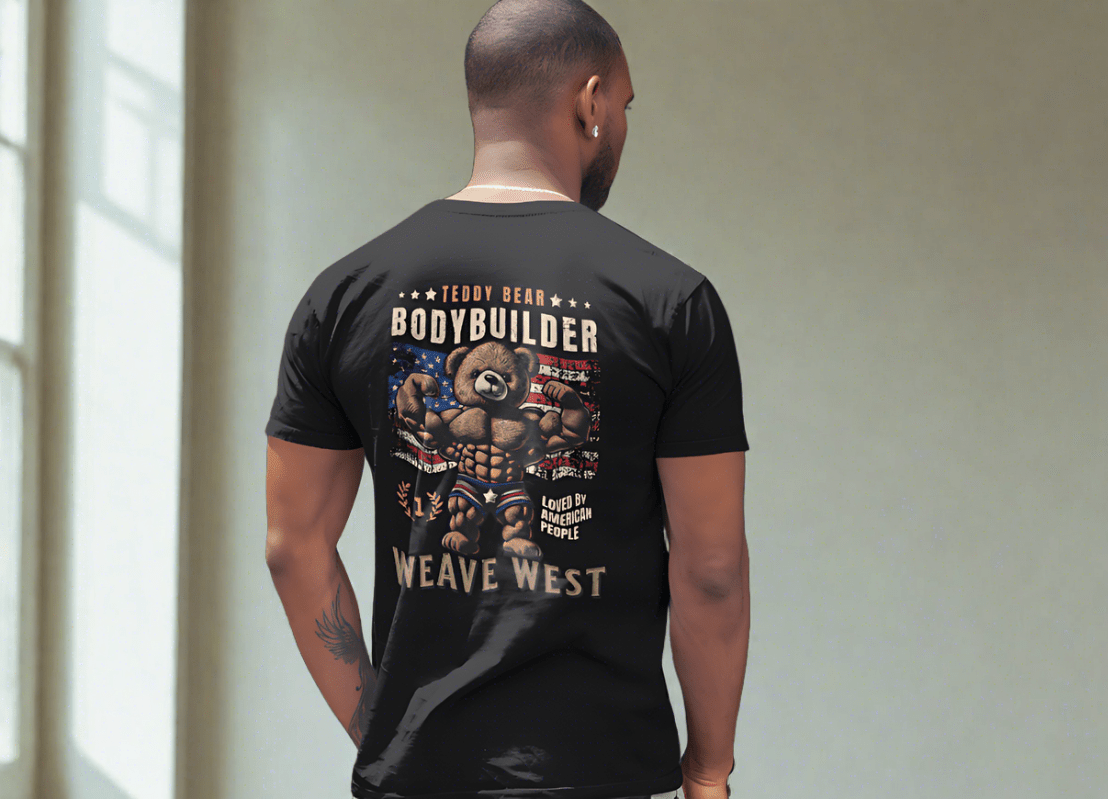 Super Soft Cotton Body Fit Tee (Teddy Bear) - Weave West