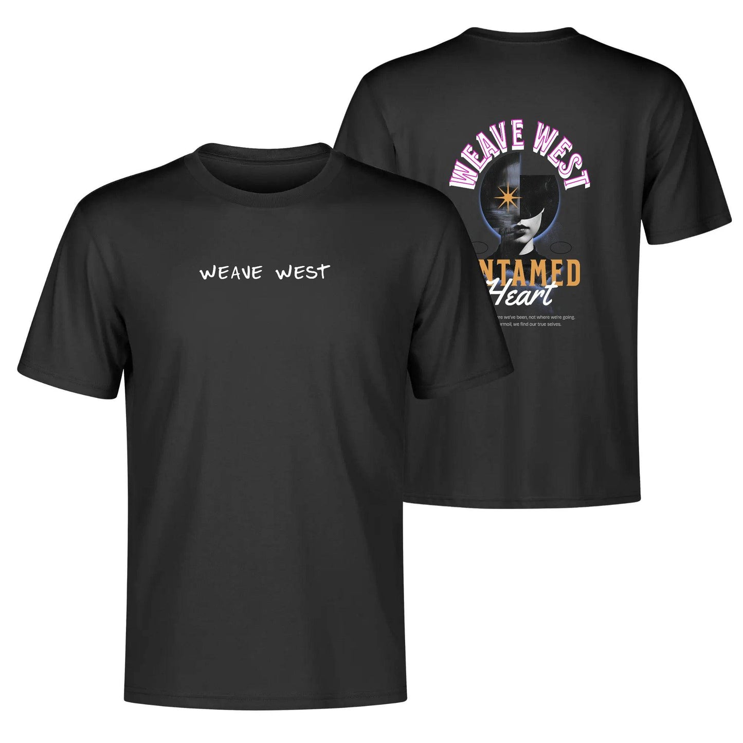 Super Soft Cotton Body Fit Tee (Untamed Heart) - Weave West