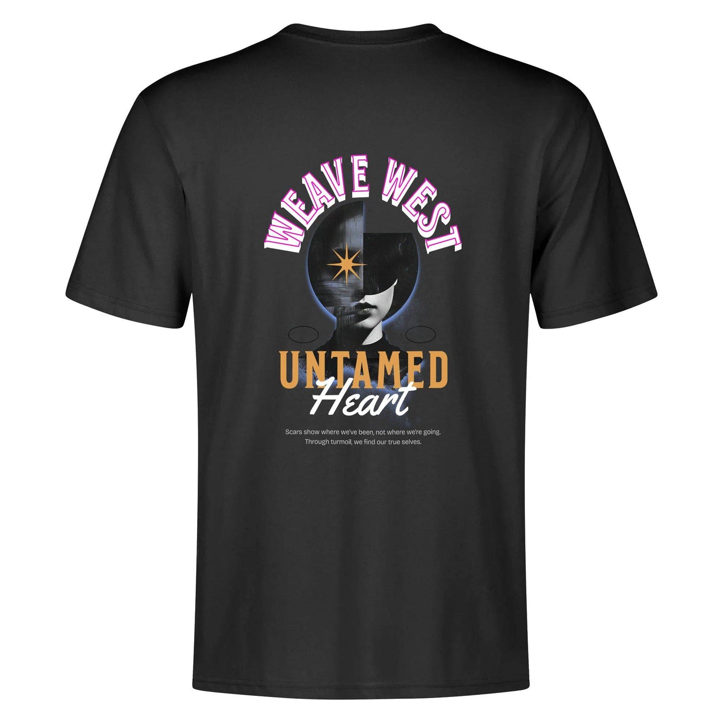 Super Soft Cotton Body Fit Tee (Untamed Heart) - Weave West