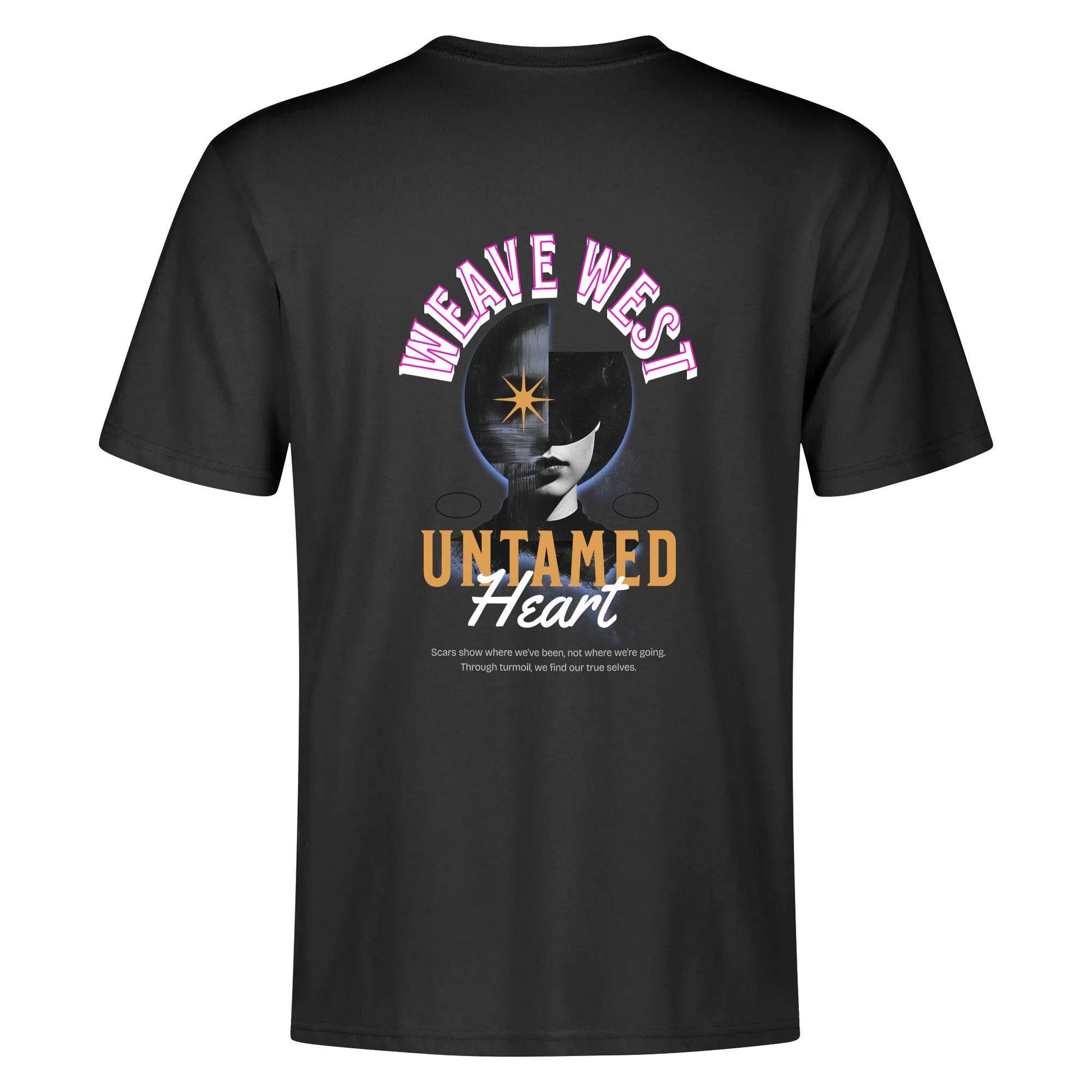 Super Soft Cotton Body Fit Tee (Untamed Heart) - Weave West