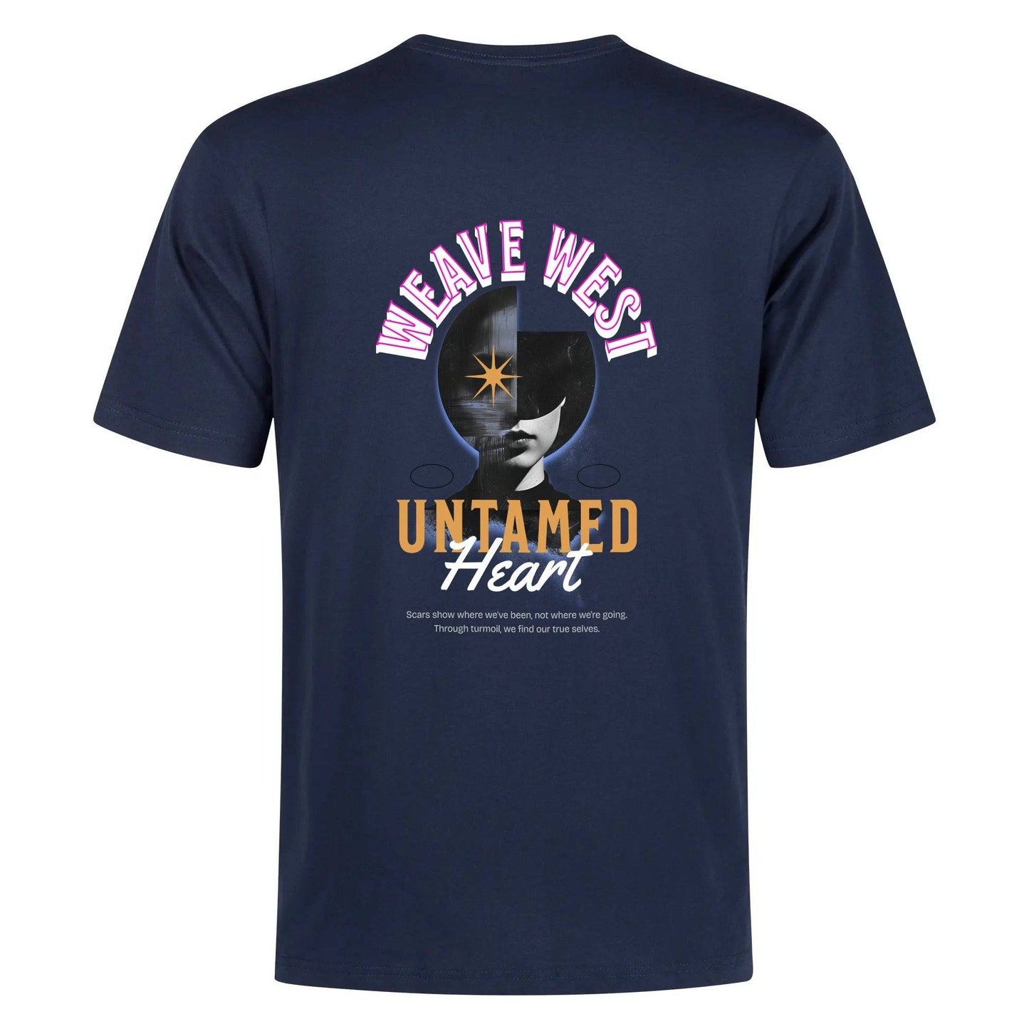 Super Soft Cotton Body Fit Tee (Untamed Heart) - Weave West