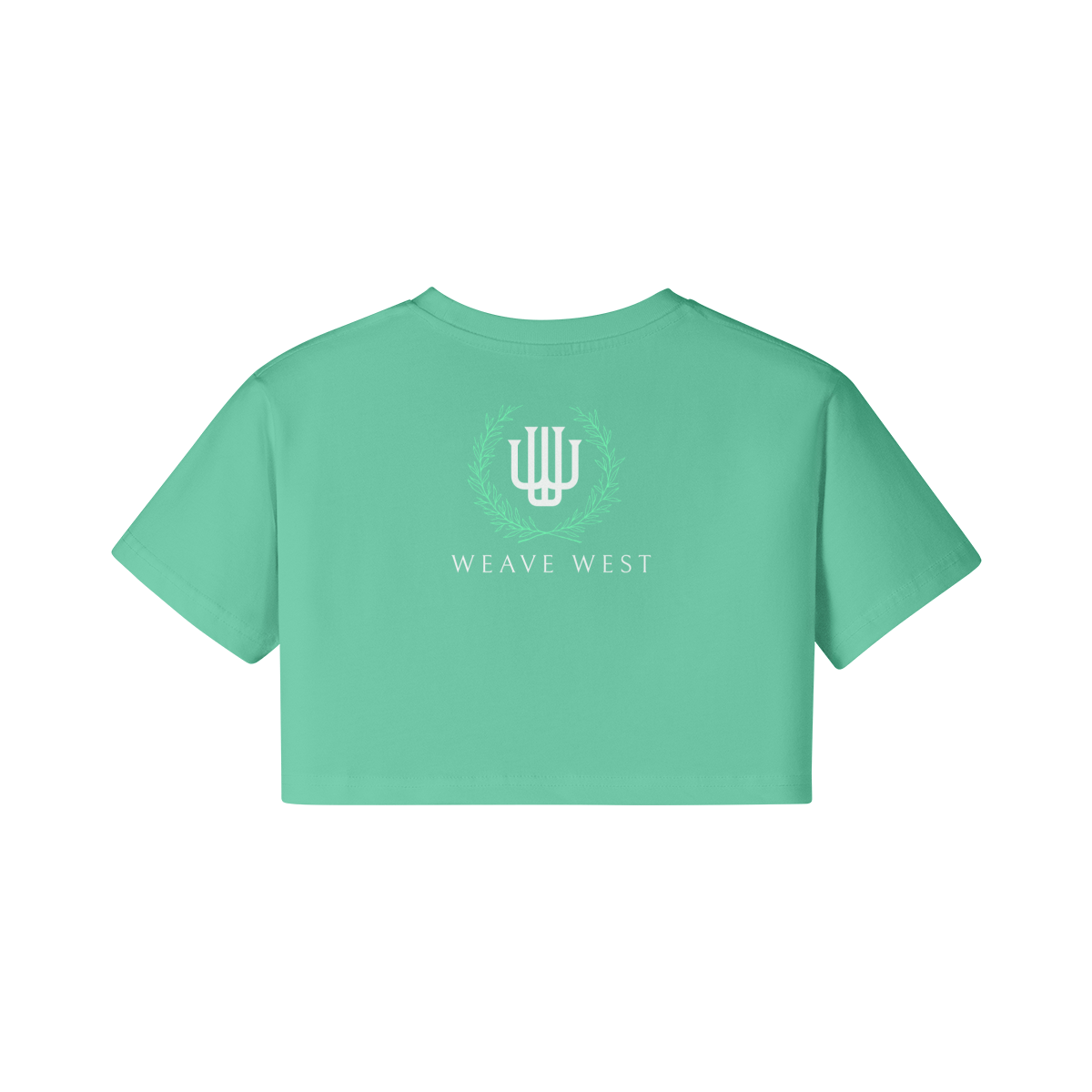 Soft Cotton Loose Crop Top Signature 7 | Loose Crop Shirt - Weave West