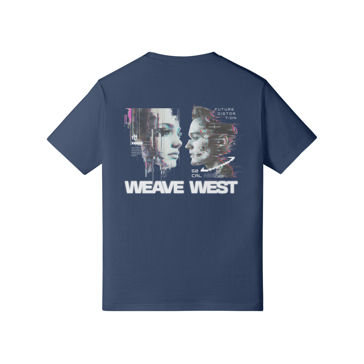 Premium Cotton Slim Fit Tee (Distortion) - Weave West