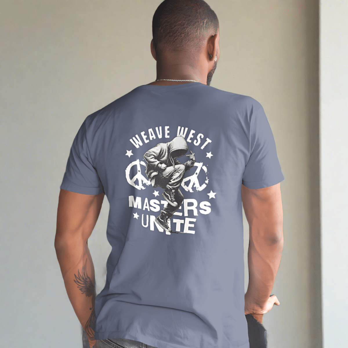 Premium Cotton Slim Fit Tee (Popping) - Weave West