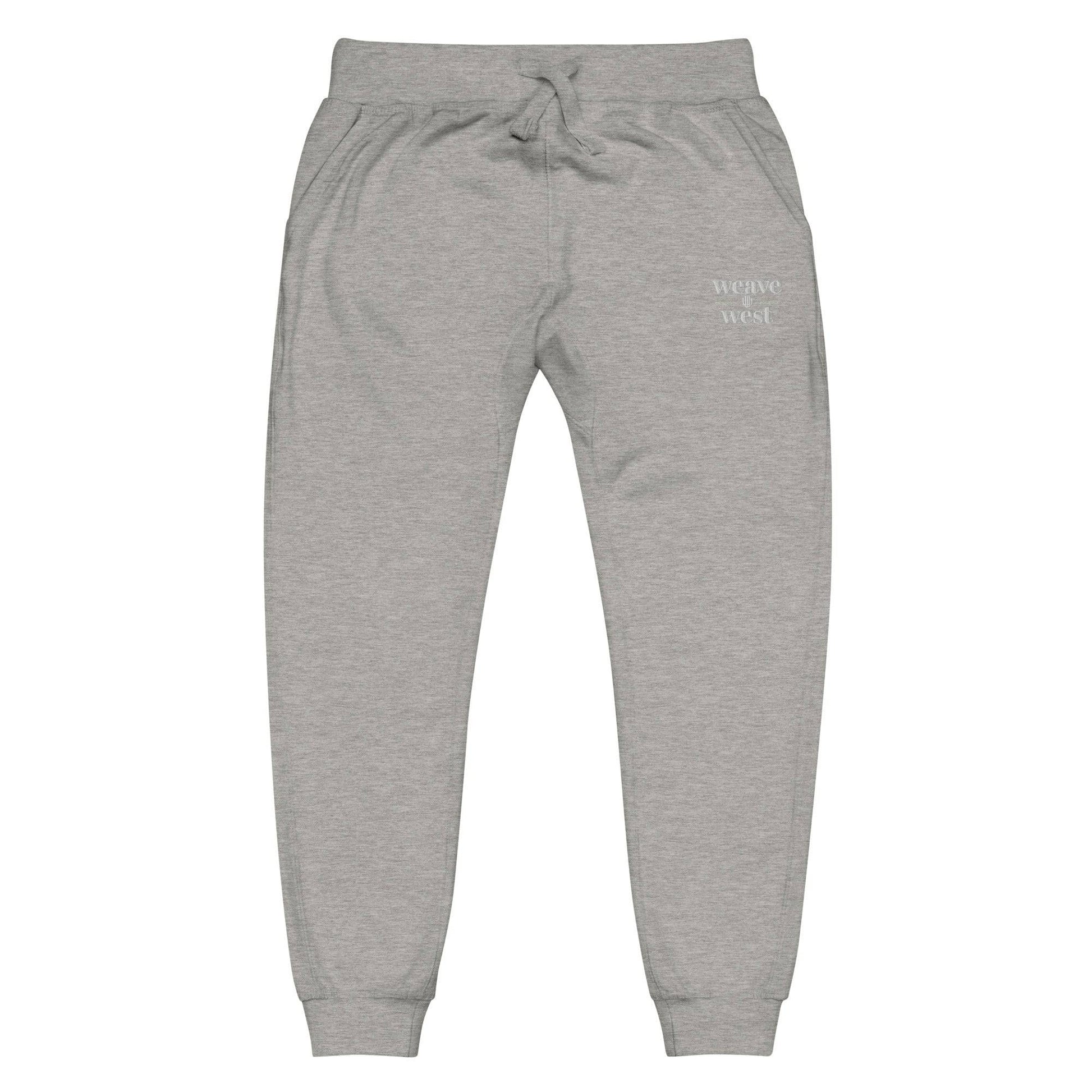 Soft Slim Fit Fleece Joggers Weave West 4 - Weave West