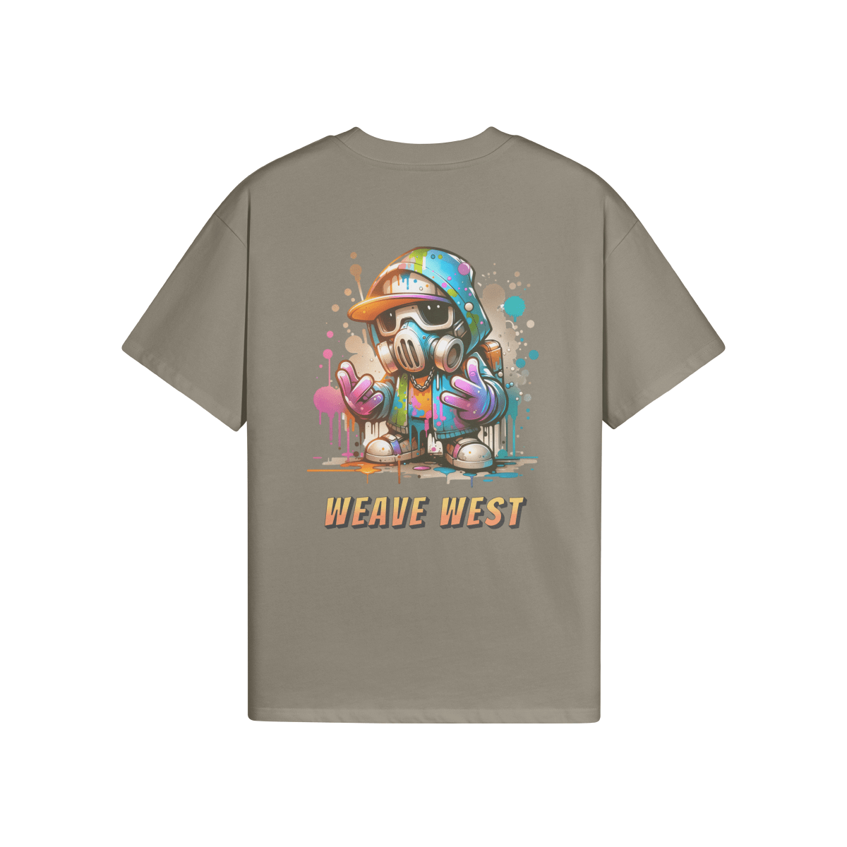 High Quality Cotton Oversized Loose-Fit Tee (Painter) - Weave West