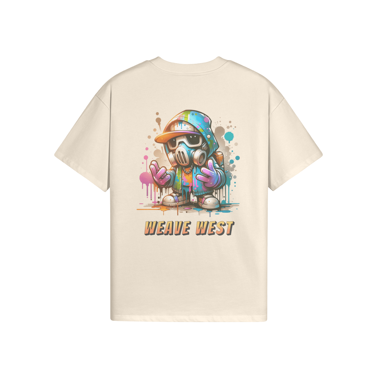High Quality Cotton Oversized Loose-Fit Tee (Painter) - Weave West