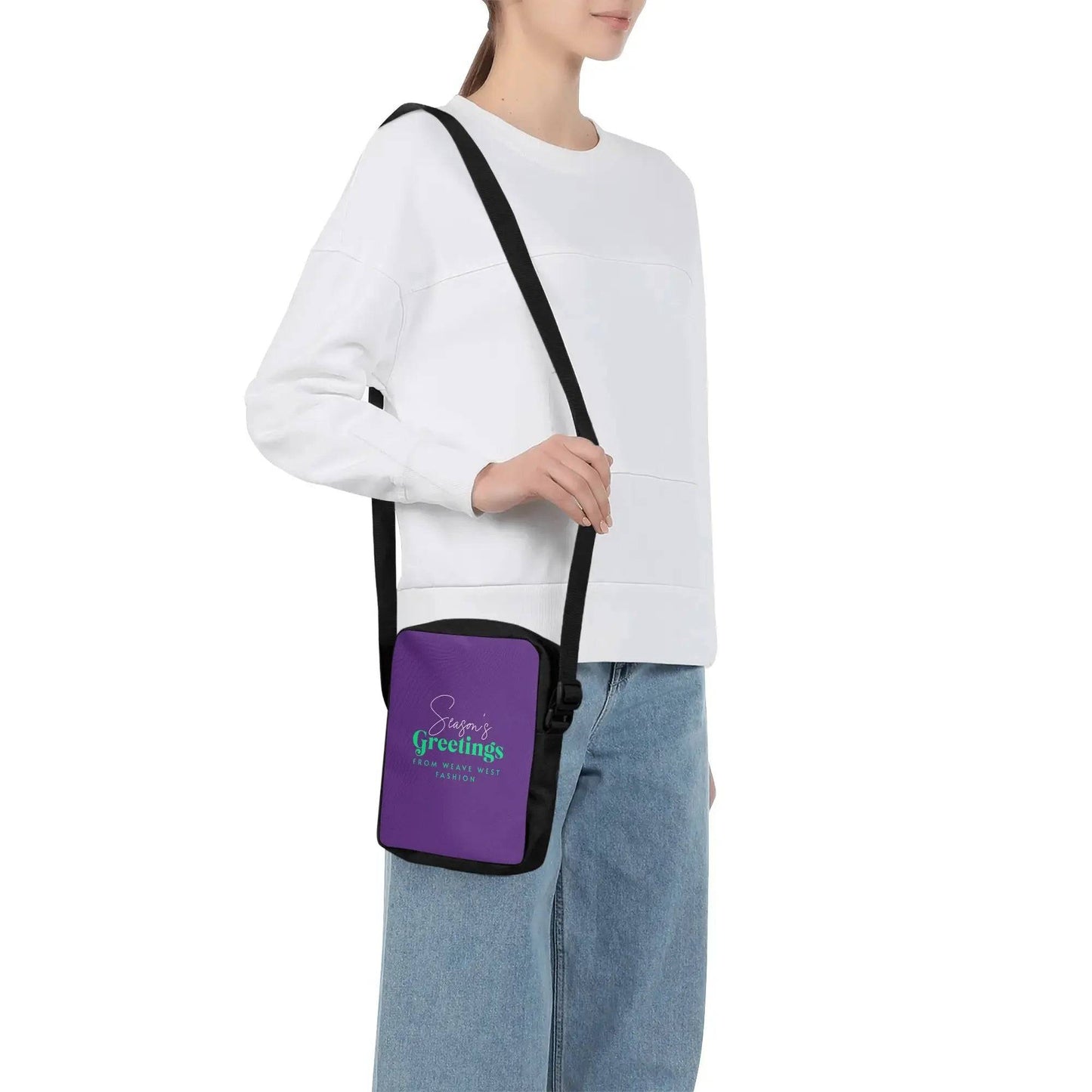 Crossbody Bag Season's Greetings - Weave West