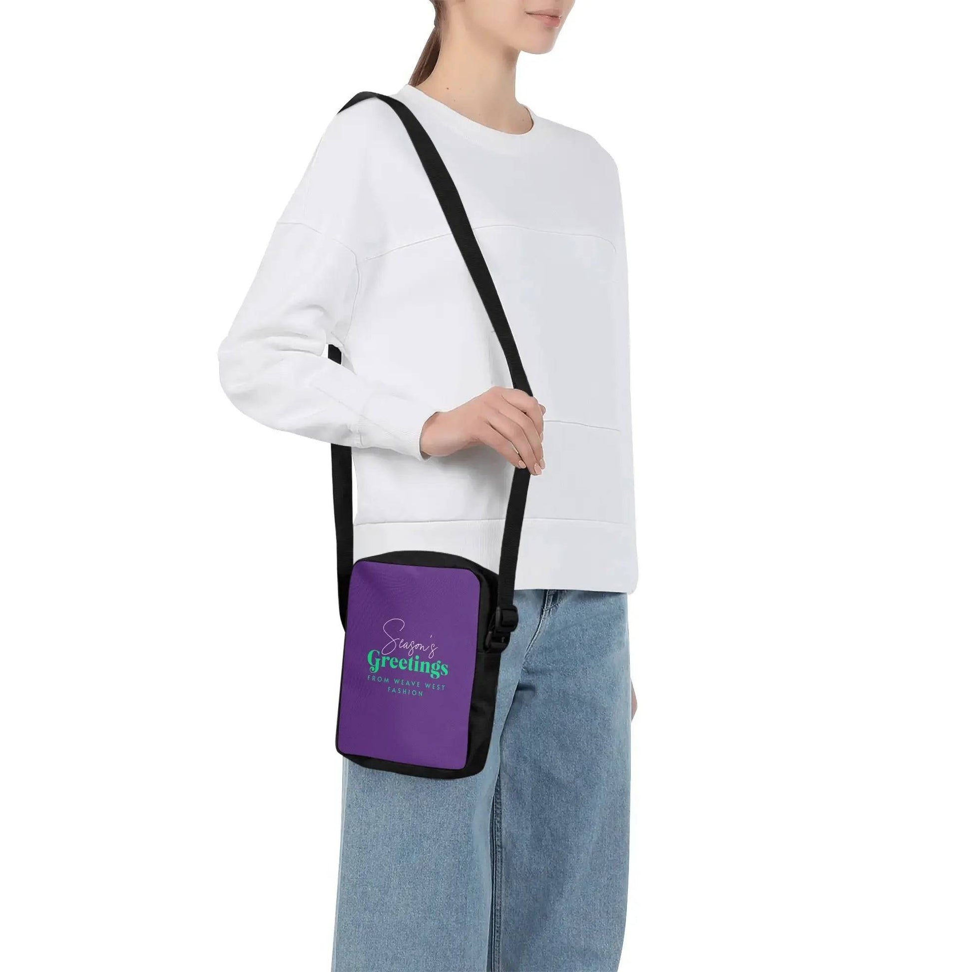 Crossbody Bag Season's Greetings - Weave West