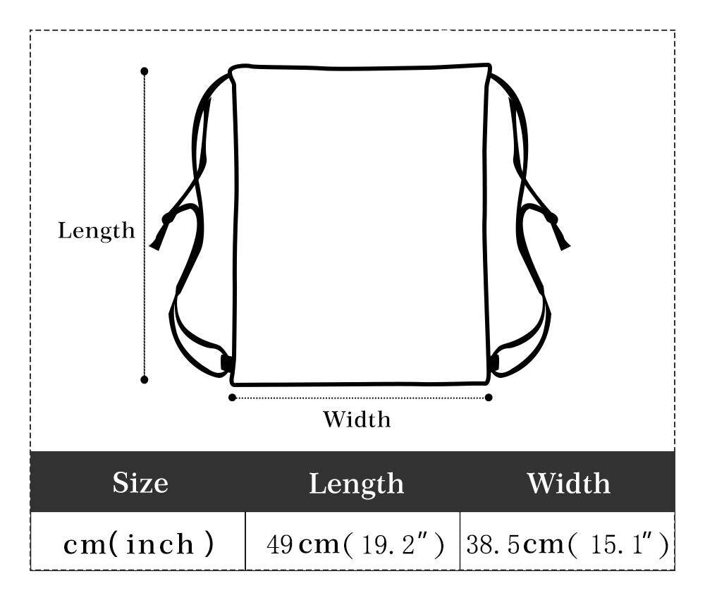 Gym White Drawstring Bag 1 - Weave West