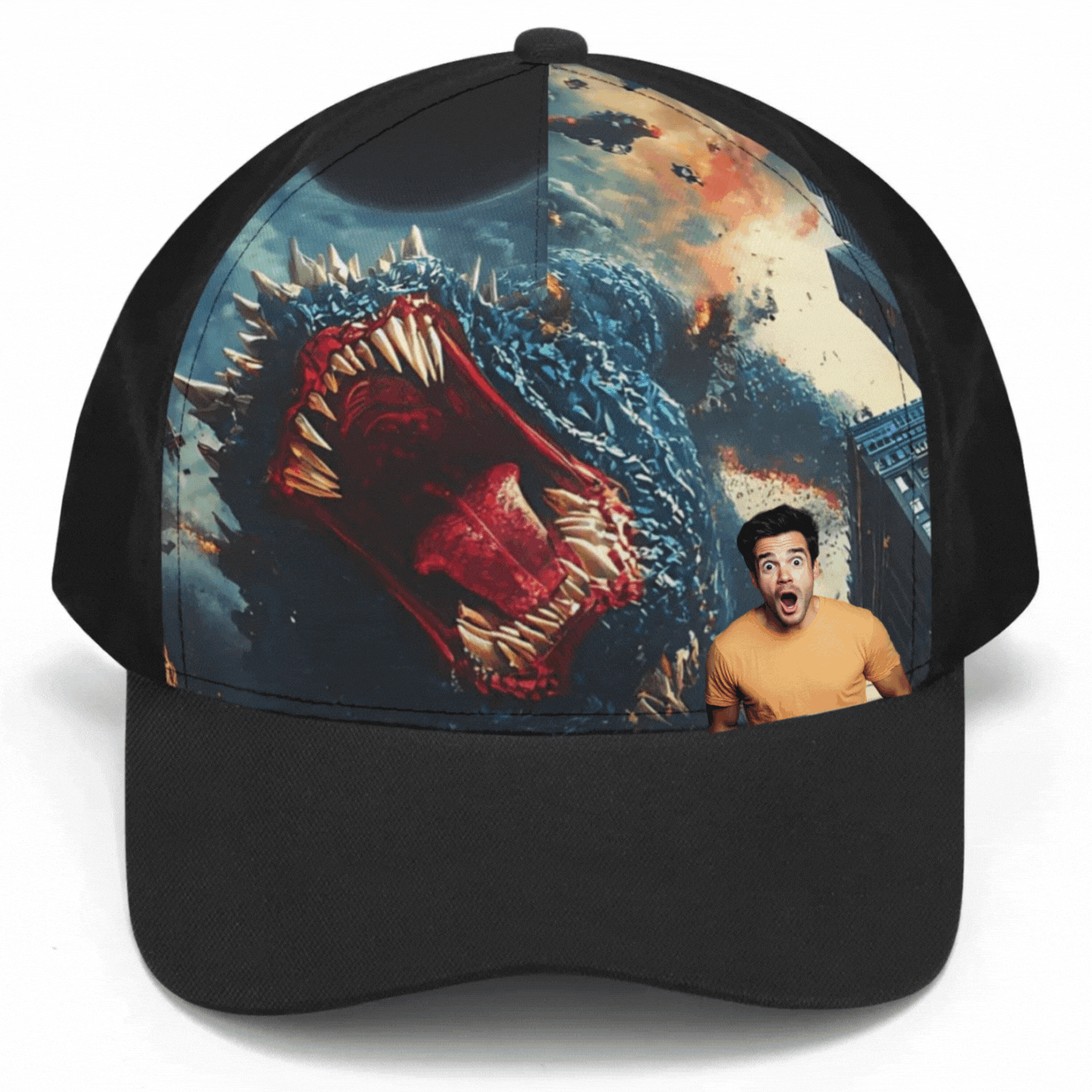 Halloween Customized Baseball Cap Earth Eater - Weave West