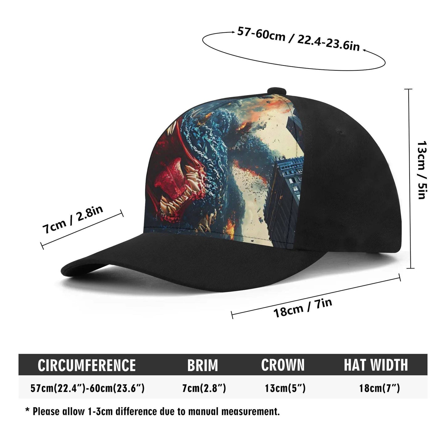 Halloween Customized Baseball Cap Earth Eater - Weave West