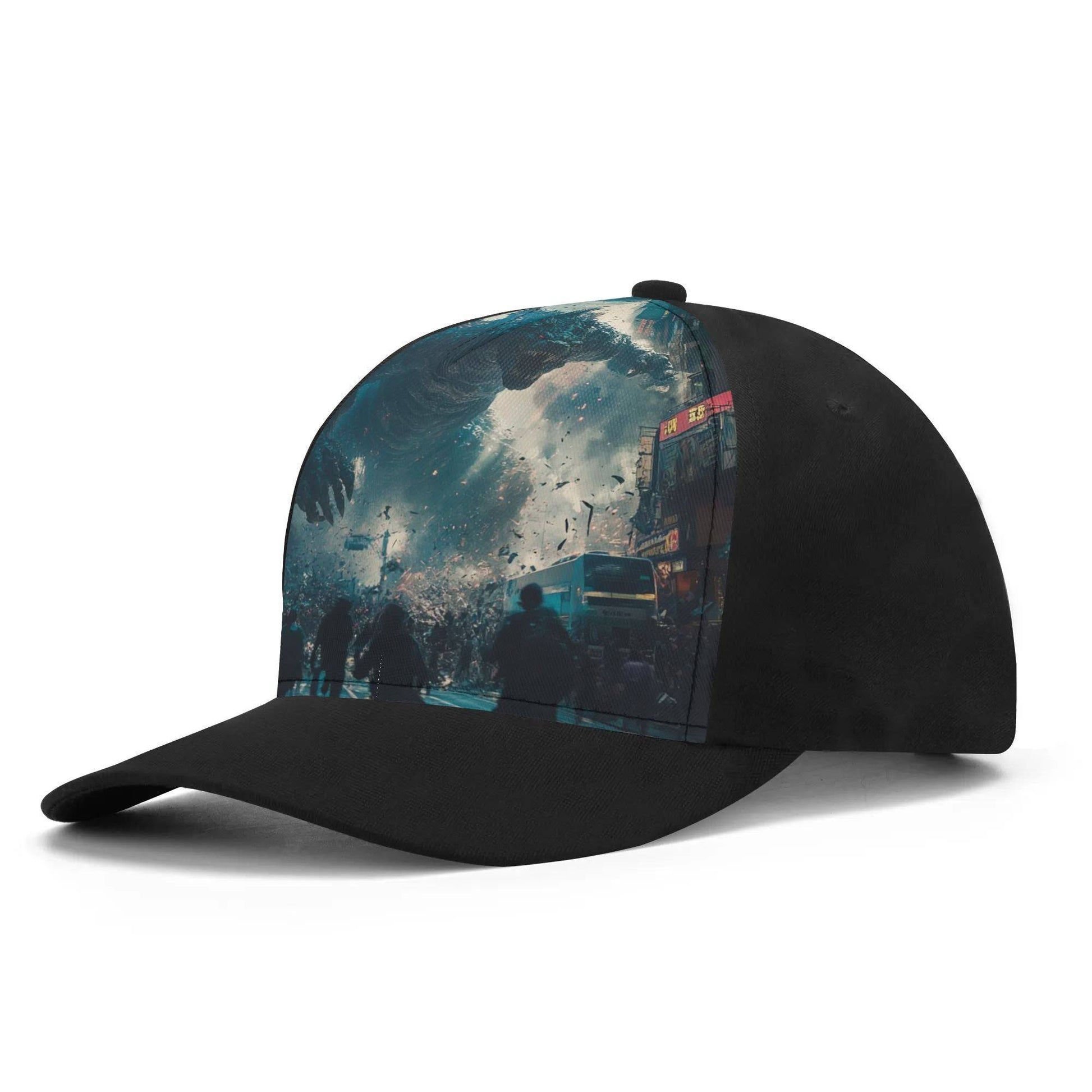 Halloween Customized Baseball Cap Godzilla Attacking - Weave West