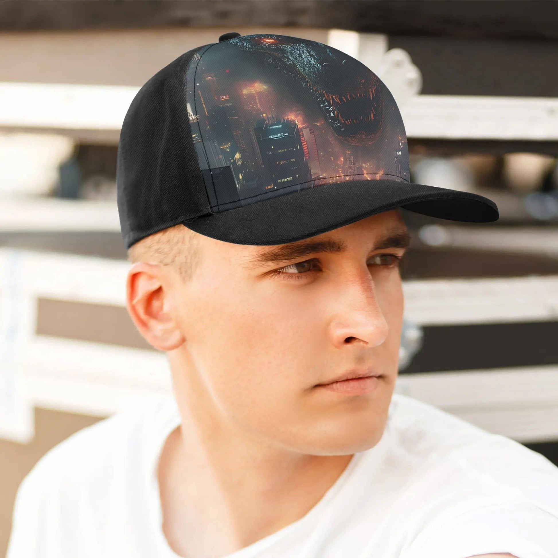 Halloween Customized Baseball Cap Hungry Dragon - Weave West