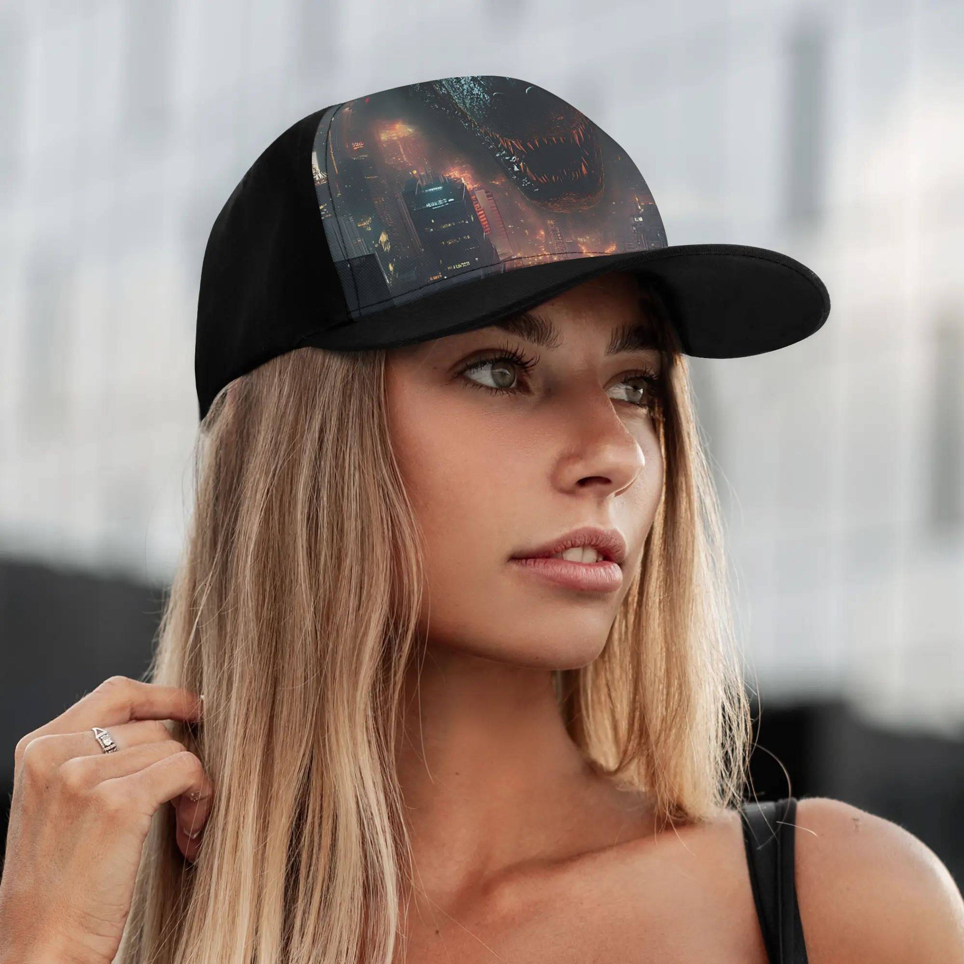 Halloween Customized Baseball Cap Hungry Dragon - Weave West