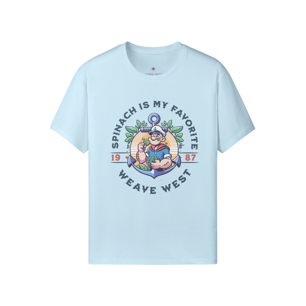 Premium Classic Fit Cotton Tee (Popeye) - Weave West