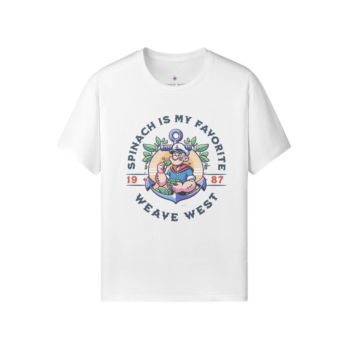 Premium Classic Fit Cotton Tee (Popeye) - Weave West