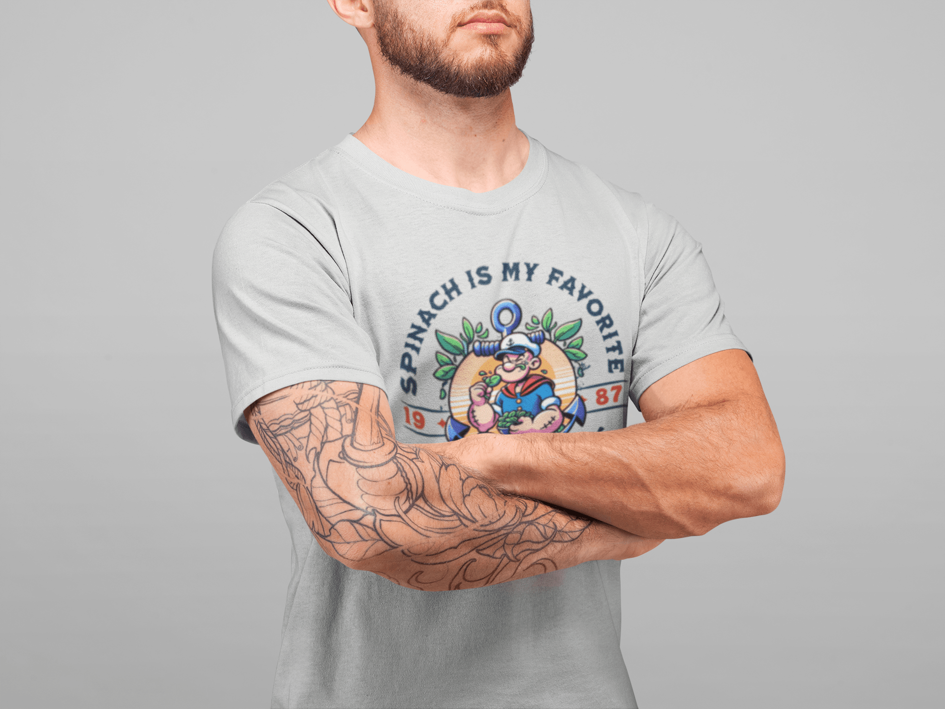 Premium Classic Fit Cotton Tee (Popeye) - Weave West
