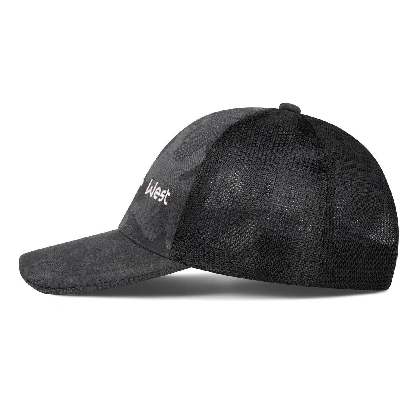 Half Mesh Sport Camo Hat - Weave West