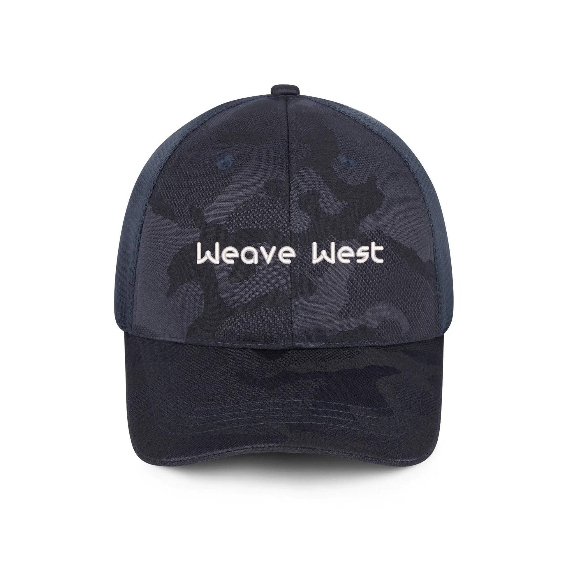Half Mesh Sport Camo Hat - Weave West