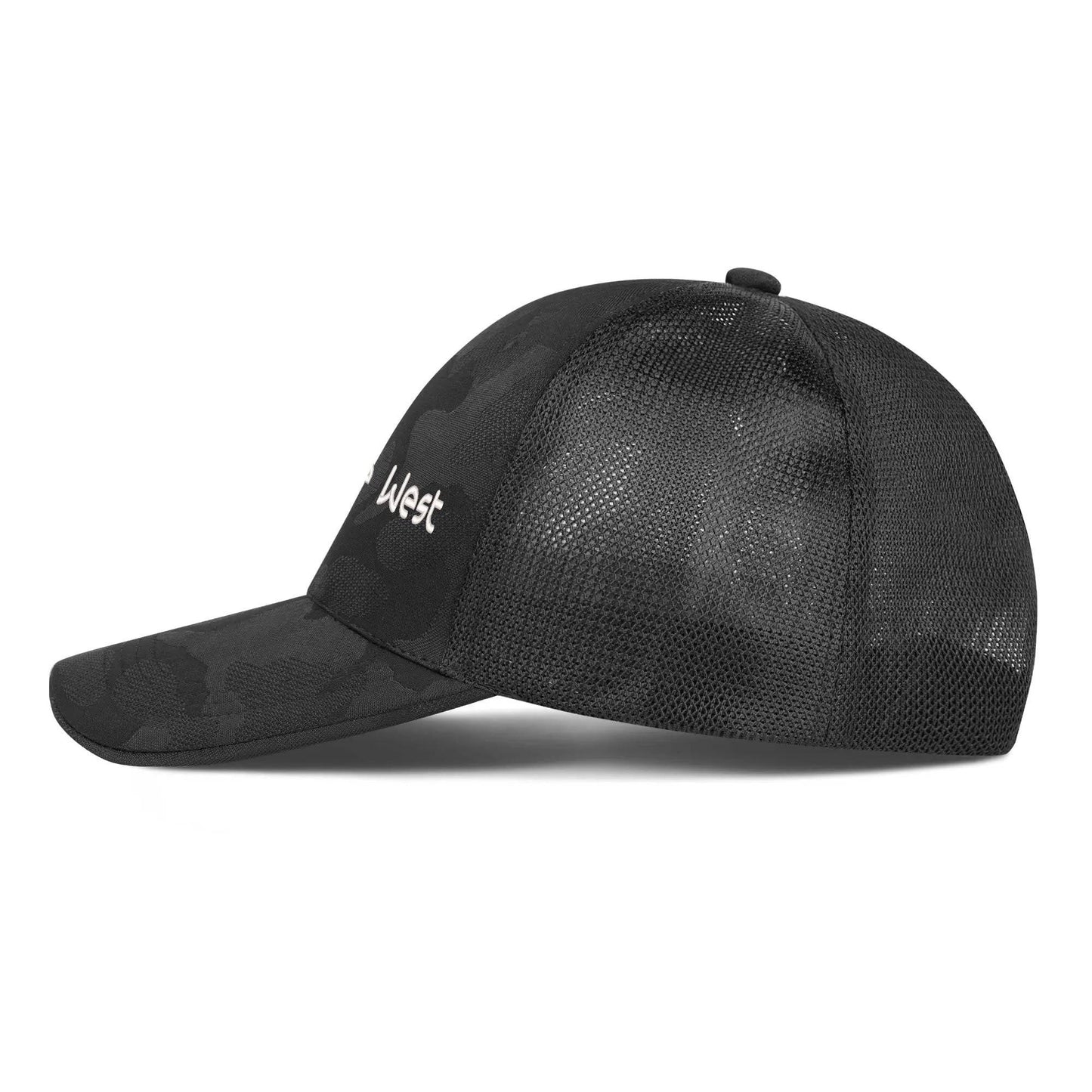 Half Mesh Sport Camo Hat - Weave West