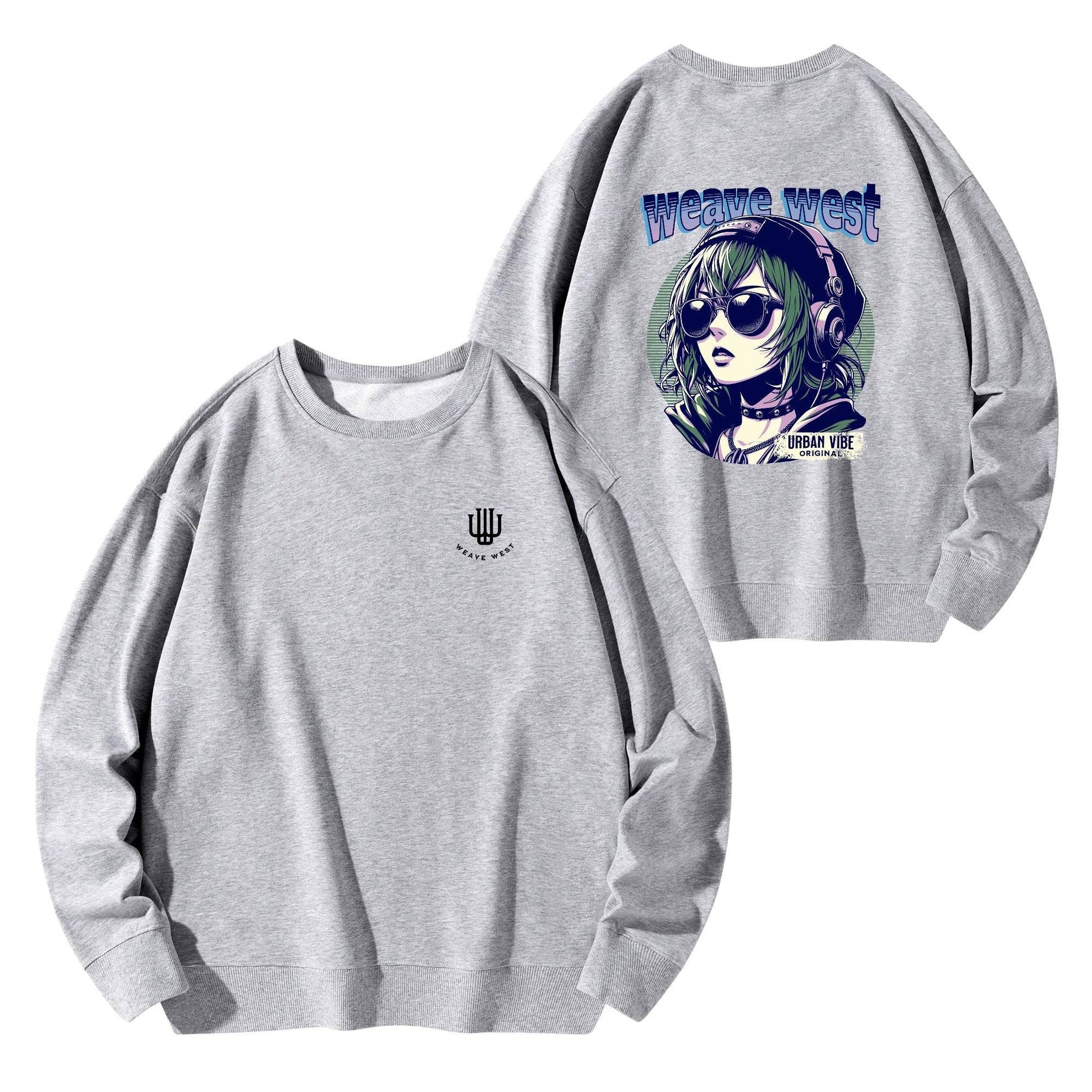 Soft Cotton Sweatshirt Urban Vibe - Weave West