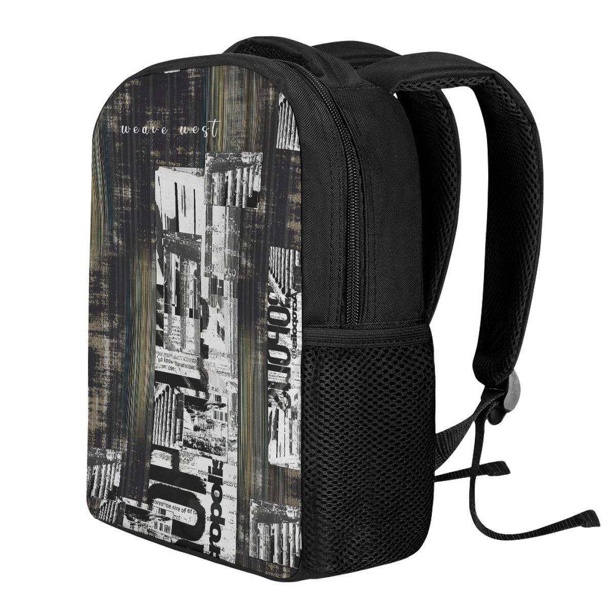 Casual Backpack Wood Painting - Weave West