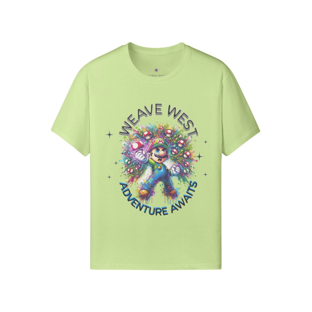 Premium Classic Fit Cotton Tee (Mario) - Weave West