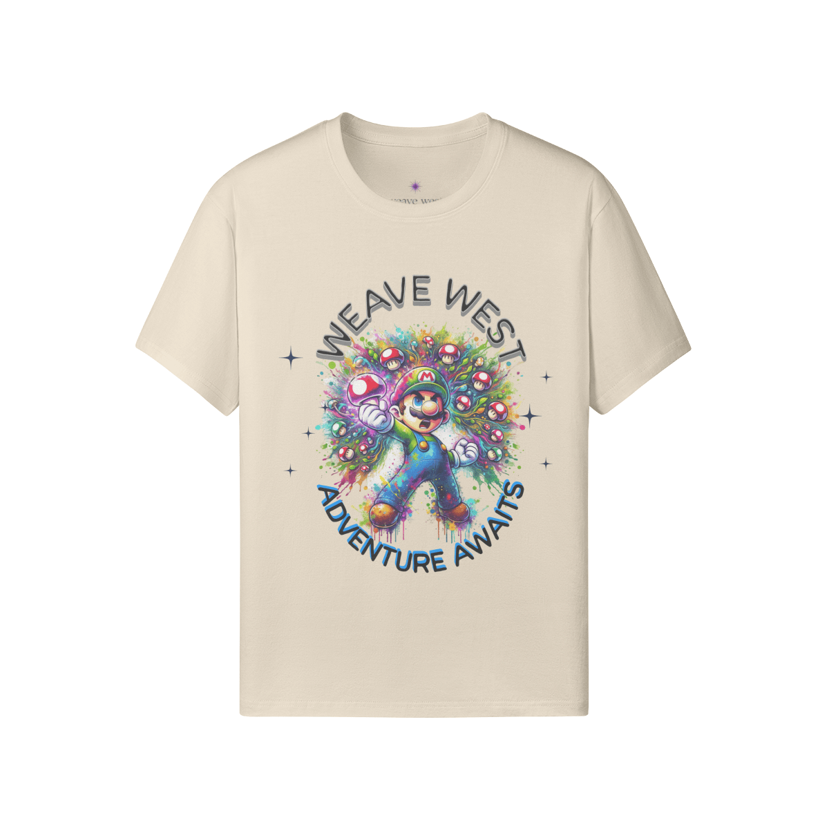 Premium Classic Fit Cotton Tee (Mario) - Weave West