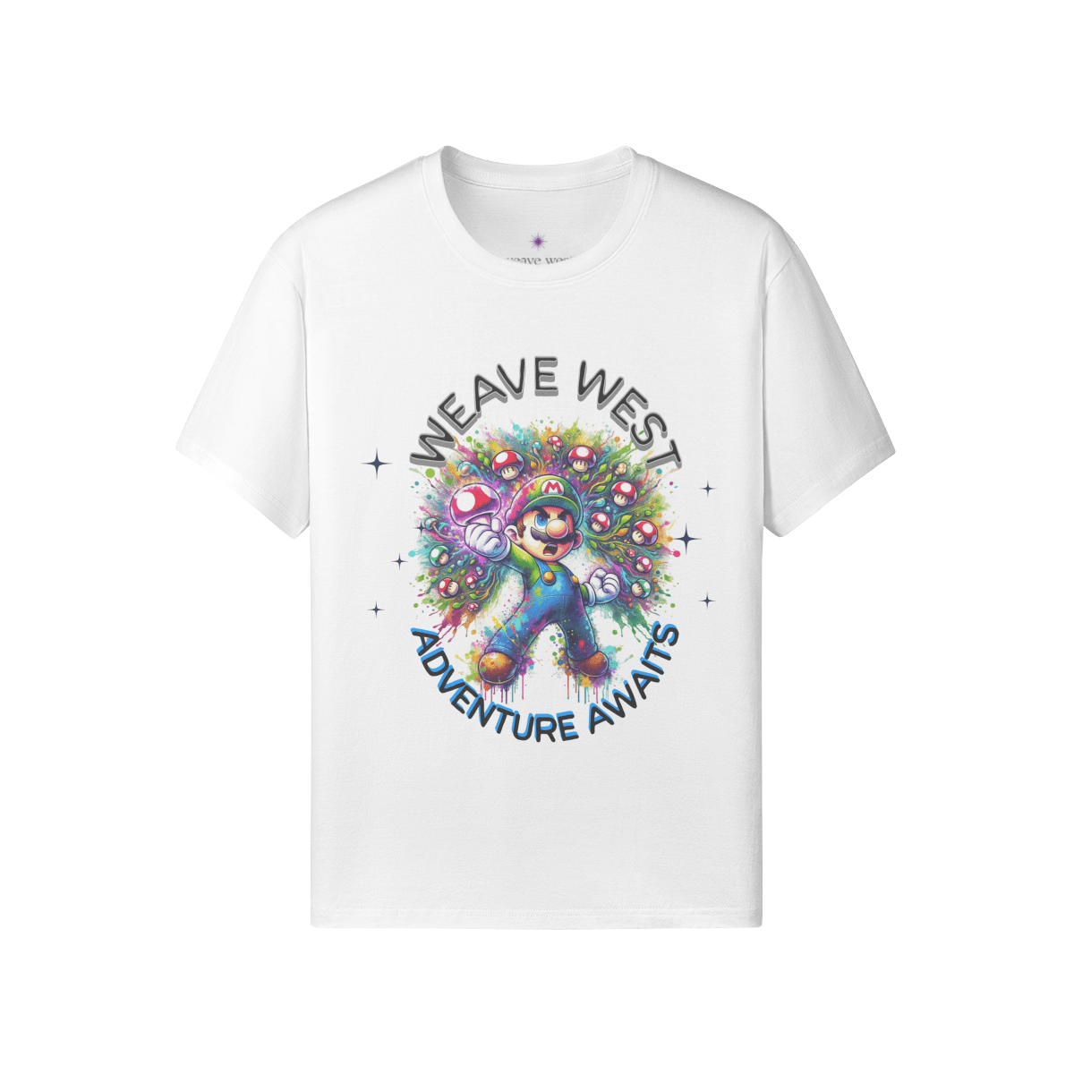 Premium Classic Fit Cotton Tee (Mario) - Weave West