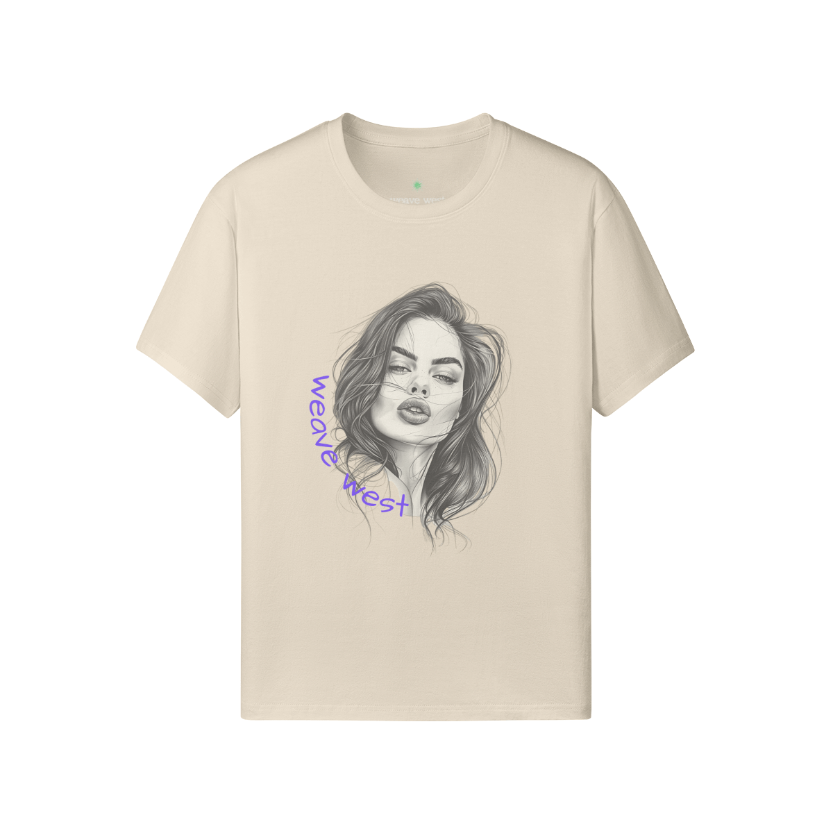 Women High Quality Soft Cotton Tee Angelina - Weave West