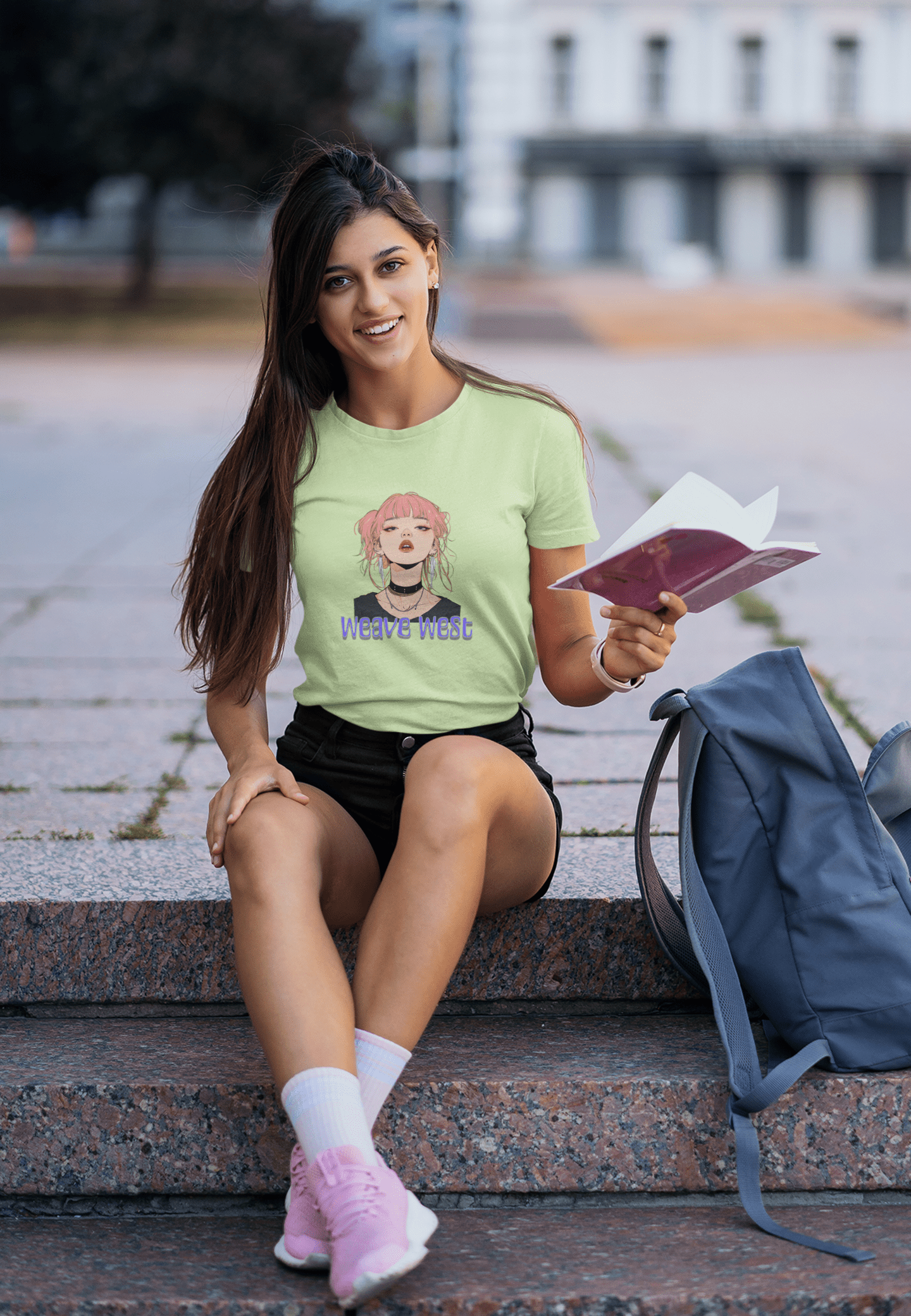 Women High Quality Soft Cotton Tee Lisa - Weave West