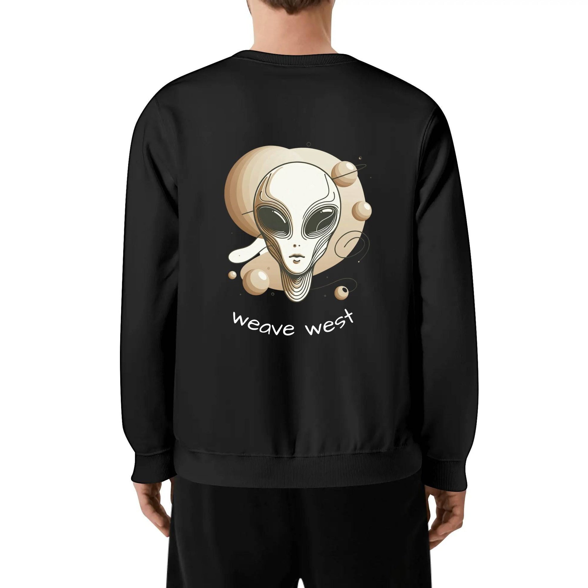 Soft Cotton Sweatshirt Alien - Weave West