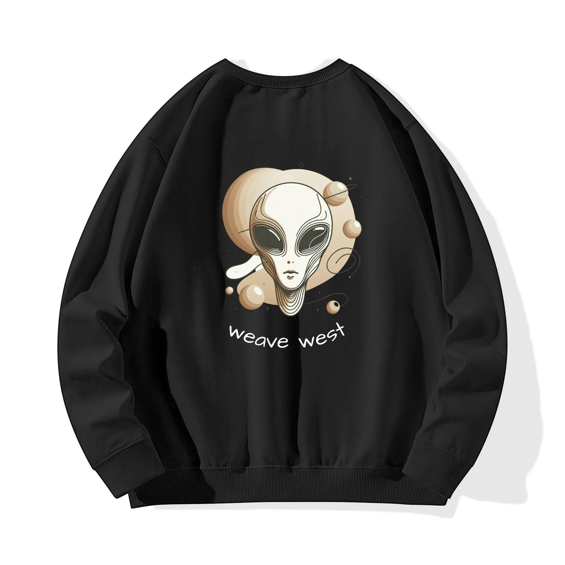 Soft Cotton Sweatshirt Alien - Weave West