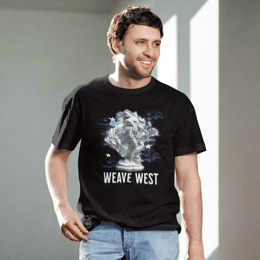 Soft Cotton Oversized Loose-Fit Tee (Afflatus) - Weave West